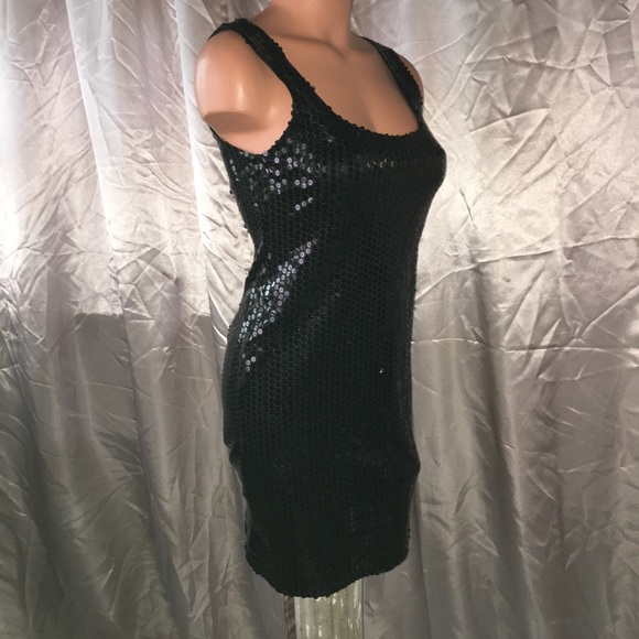 Vintage Embellished Evening Formal Sequin Dress XS - Picture 5 of 8